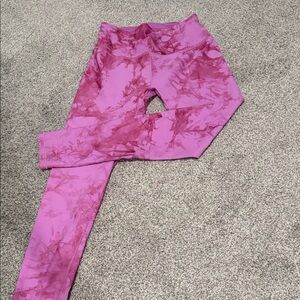 Calia Leggings in Tie-Dye Pink